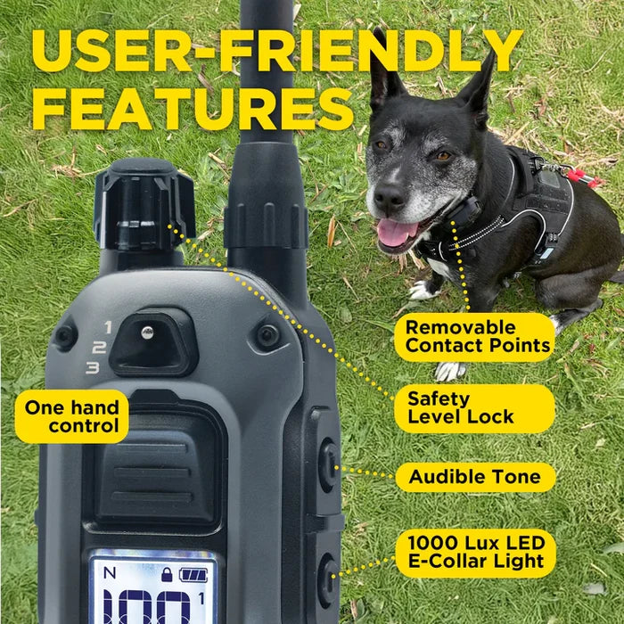 Dogtra 280X Remote Dog Trainer 1/2-Mile Range 1-Dig Unit IPX9K Waterproof LED Light