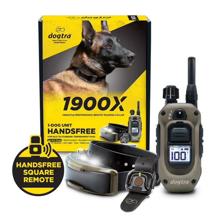 Dogtra 3/4 Mile 1 Dog X-series Handsfree Remote Trainer Training System