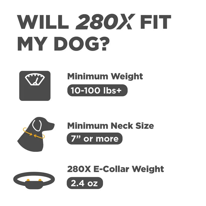 Dogtra Add a Collar for 280x Blue Led Dog E-collar Waterproof
