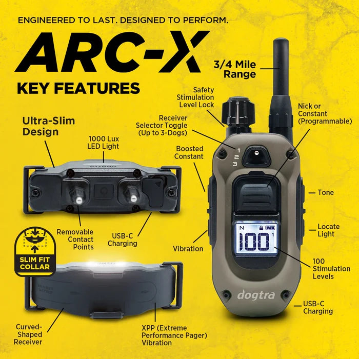 Dogtra ARC 3/4 Mile Expandable Remote Trainer