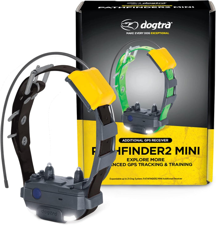 Dogtra PATHFINDER2 MINI Additional GPS Dog Tracking and Dog Training Collar Black
