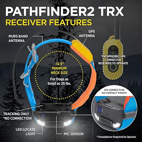 Dogtra Pathfinder2 Trx Extra Receiver Collar Blue
