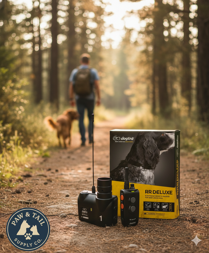 Dogtra Remote Release Deluxe Remote Launcher Black Advanced Training System for Dogs