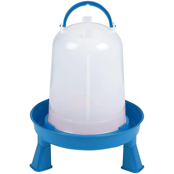 Double-Tuf Poultry Waterer with Legs for Chickens & Birds 3 Quart Miller Manufacturing