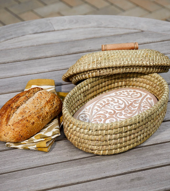Double Vine Breadwarmer with Lid