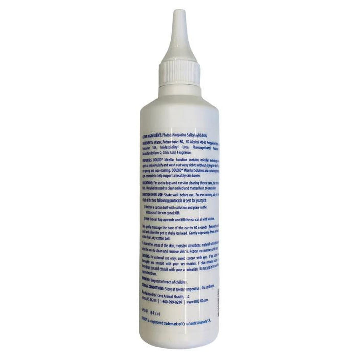 Douxo Micellar Pet Ear Cleanser Solution 4.2 oz Hypoallergenic Ear Cleaner