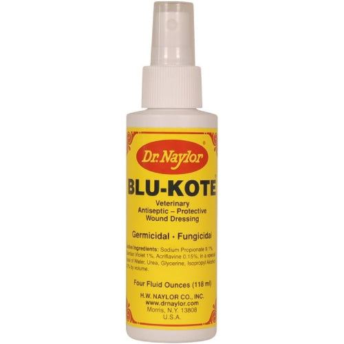 Dr. Naylor Blu-Kote 4 oz Pump Spray – Animal Skin Care & Grooming Support