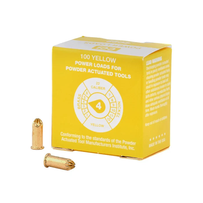 D.T. Systems Blank Powerloads Yellow for Dummy Launcher