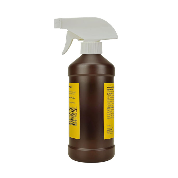Durvet Scarlet Oil Wound Dressing Spray for Horses Livestock Wound Care 16 oz.