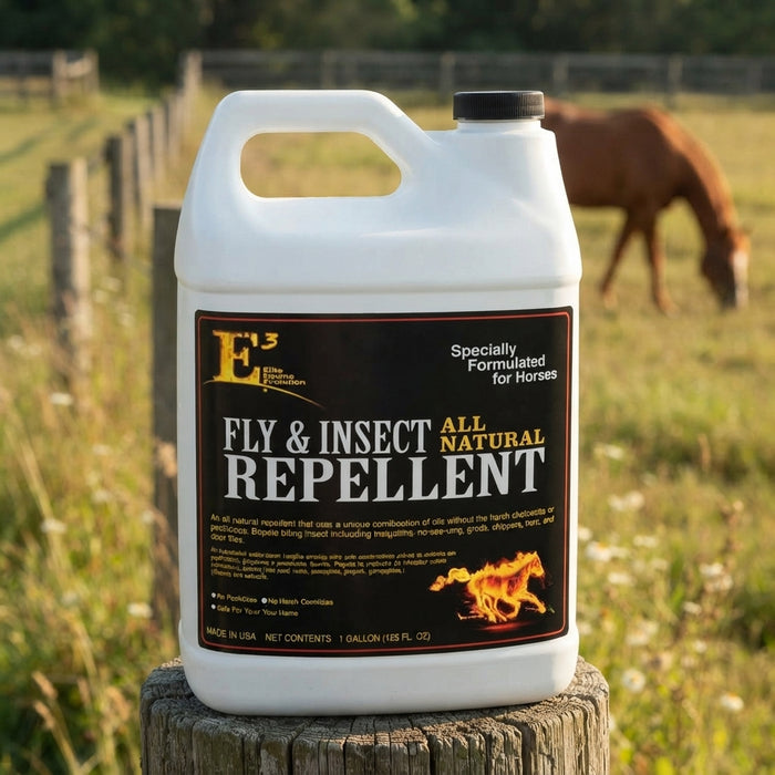 E3 Elite Fly and Insect Repellent All Natural Animals 1 Gallon
