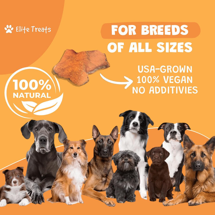 Elite Treats Sweet Potato Dog Treats USA Made Grain-Free 6 oz.