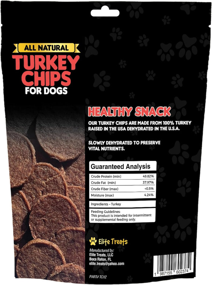 Elite Treats Turkey Dog Treats USA Made Perfect Training Treats 6 oz.