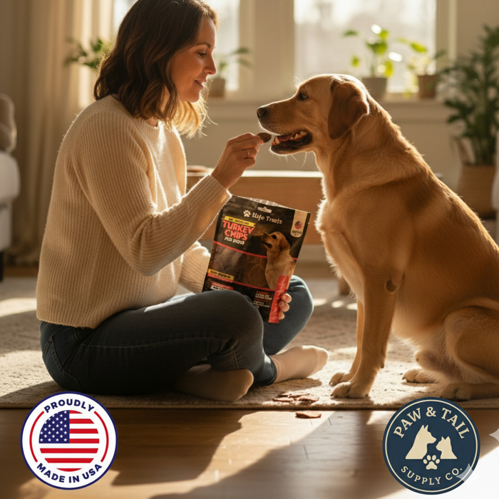 Elite Treats Turkey Dog Treats USA Made Perfect Training Treats 6 oz.