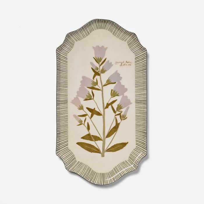Enamel Shaped Edge Tray