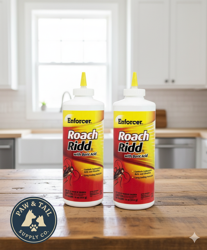 Enforcer Roach Ridd with Boric Acid 16 oz Roach Ant Silverfish Killer Powder 2-Pack