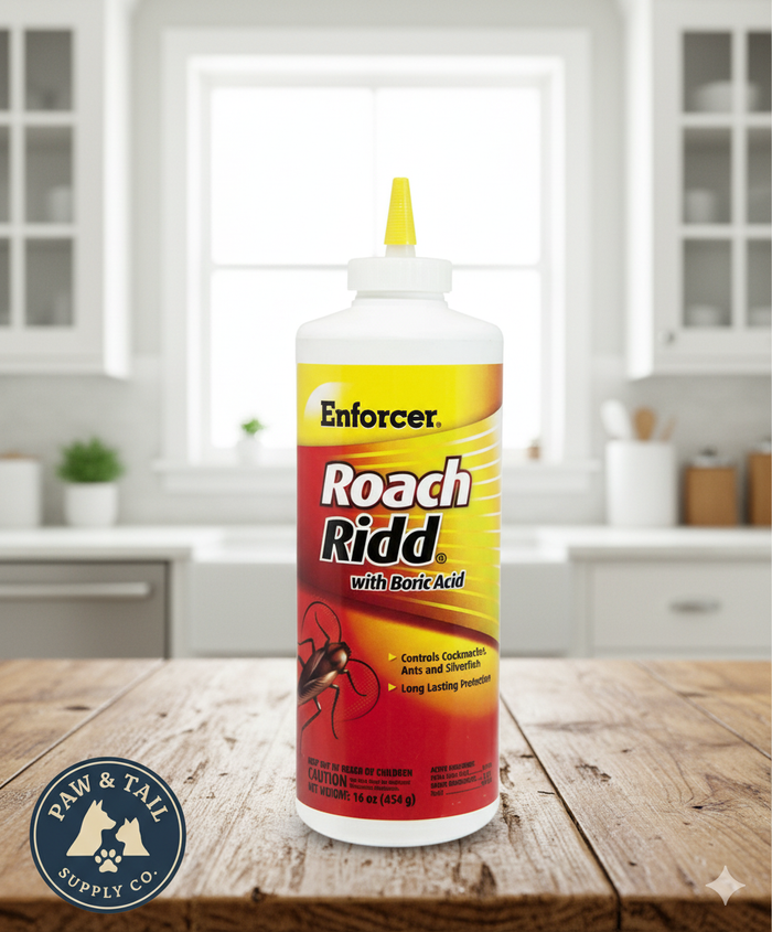 Enforcer Roach Ridd with Boric Acid 16 oz Roach Ant Silverfish Killer Powder 2-Pack