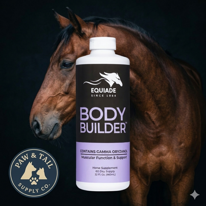 Equiade Body Builder Oil Supplement 32 oz. Coat Shine & Muscle Support for Animals