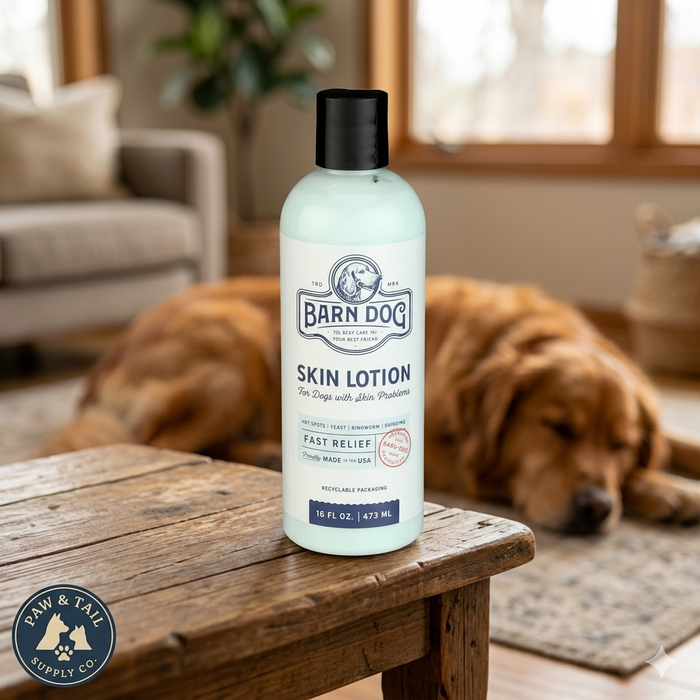 Equiderma Barn Dog Skin Lotion Topical Solution for Dogs 16 oz.