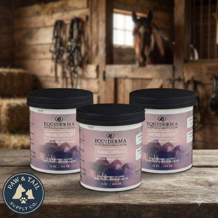 Equiderma Wound Ointment for Horses Skin Care Formula oz. 3-Pack