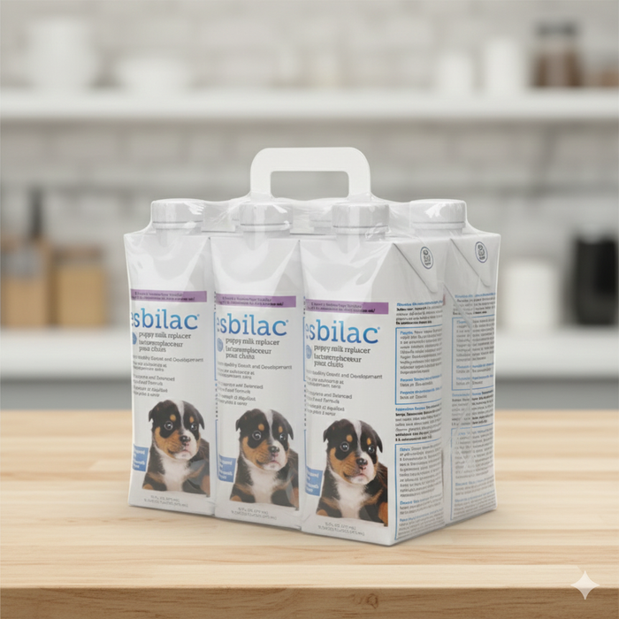 Esbilac Puppy Milk Replacer Liquid Complete Balanced Digestible Nutrition 16oz. 12-Pack