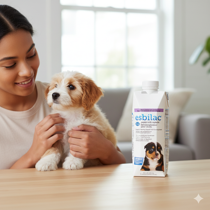Esbilac Puppy Milk Replacer Liquid Complete Balanced Digestible Nutrition 16oz. 4-Pack