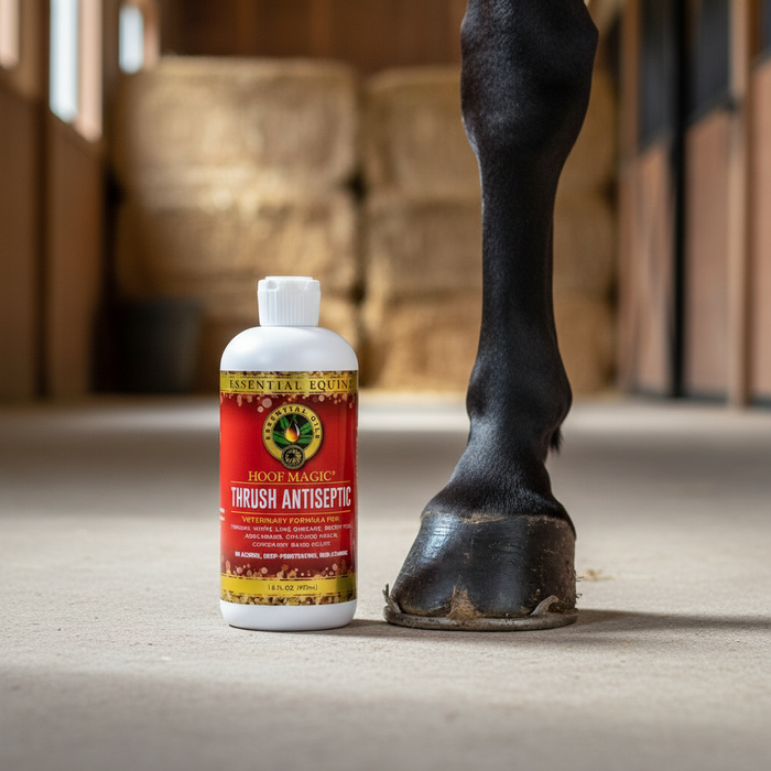 Essential Equine Hoof Magic Thrush Antiseptic Hoof Care 16 oz.