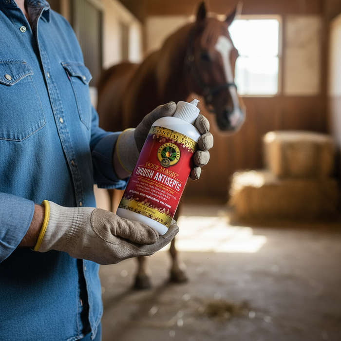 Essential Equine Hoof Magic Thrush Antiseptic Hoof Care 16 oz.