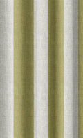 Striped Drapes (Chartreuse Green/ White)