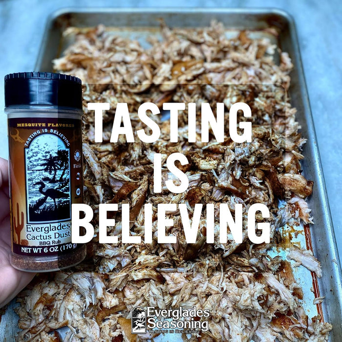 Everglades Cactus Dust BBQ Rub 6 oz. Mesquite Caramelizing Blend Made in USA