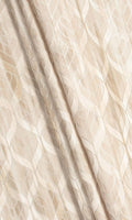 Petal Patterned Curtains (Pale Beige/Brown)