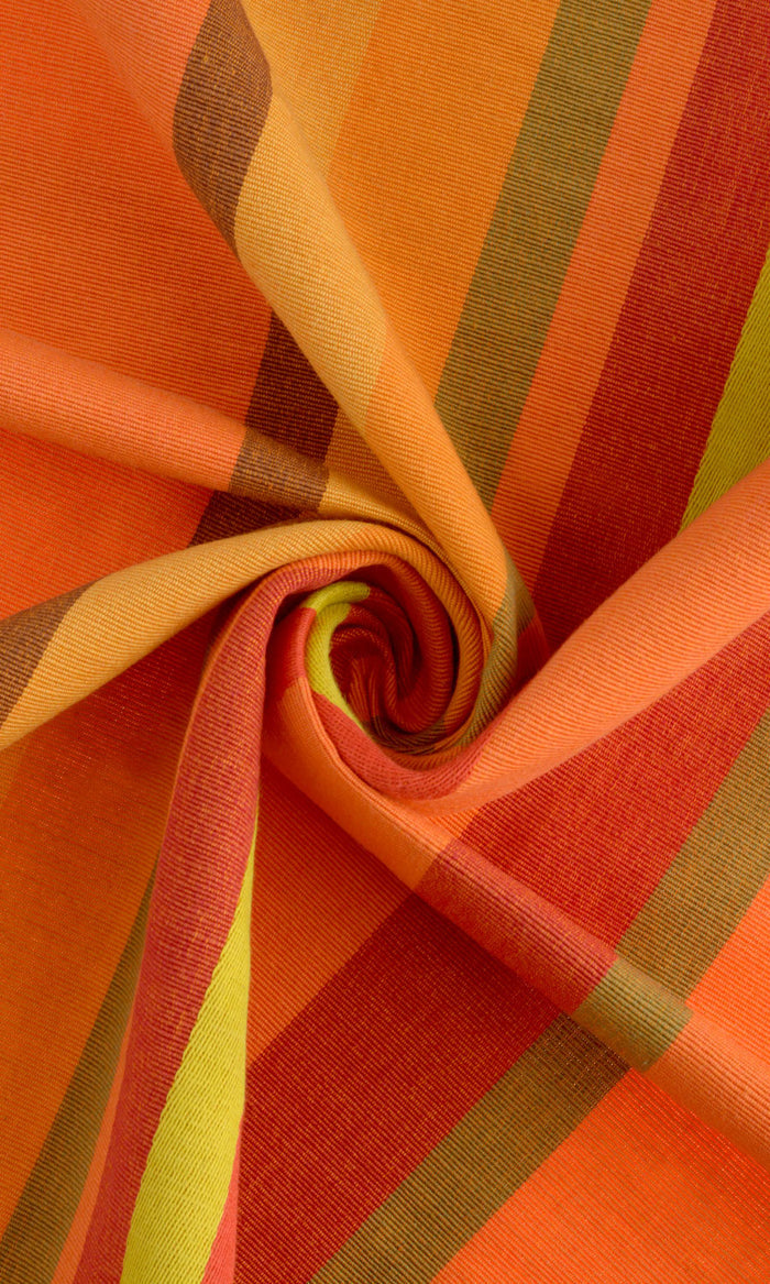 Cotton Curtain Panels (Orange) Extra Long Short Wide
