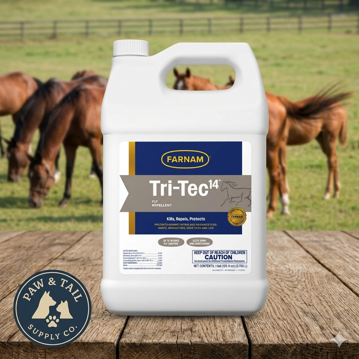 Farnam Tri-Tec 14 Fly Repellent Easy Pour for Horses Gallon 14 Day Protection