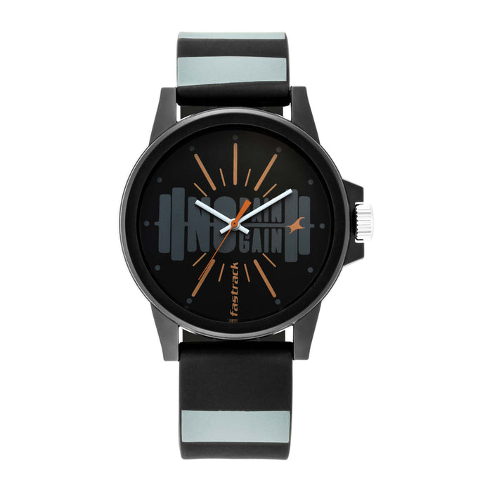FastFit Watch with Black Dial