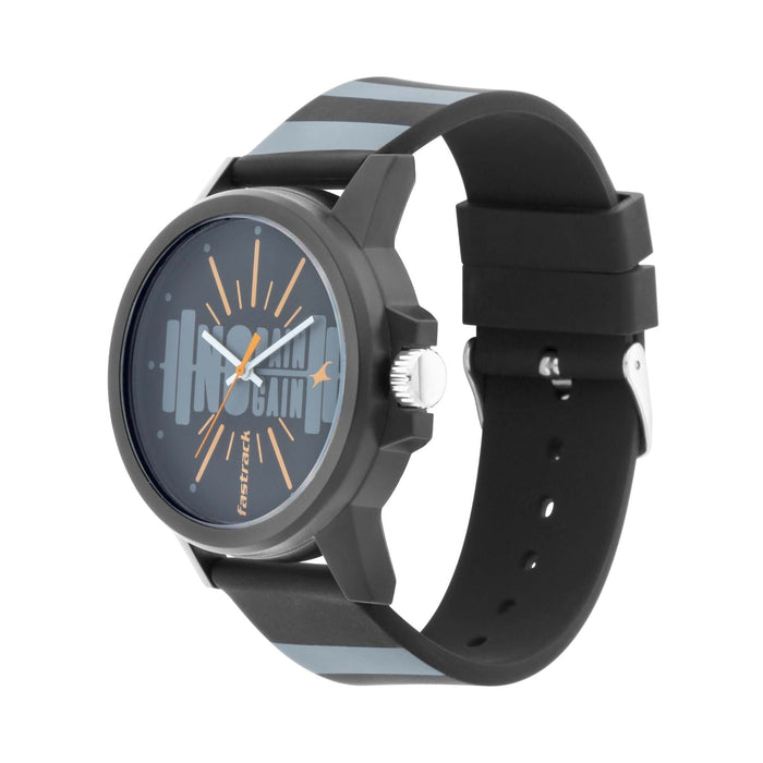 FastFit Watch with Black Dial