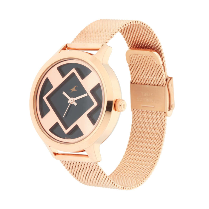 Fastrack 6210WM01/NN6210WM01 Ananya Panday Women's Fit Out Analog Blue Dial Watch