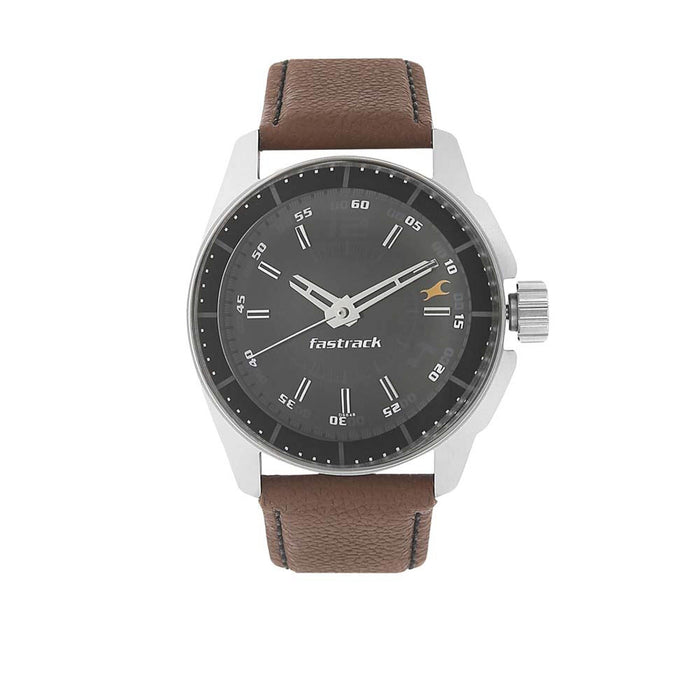 Fastrack Analog Black Dial Men's Watch -NK3089SL05