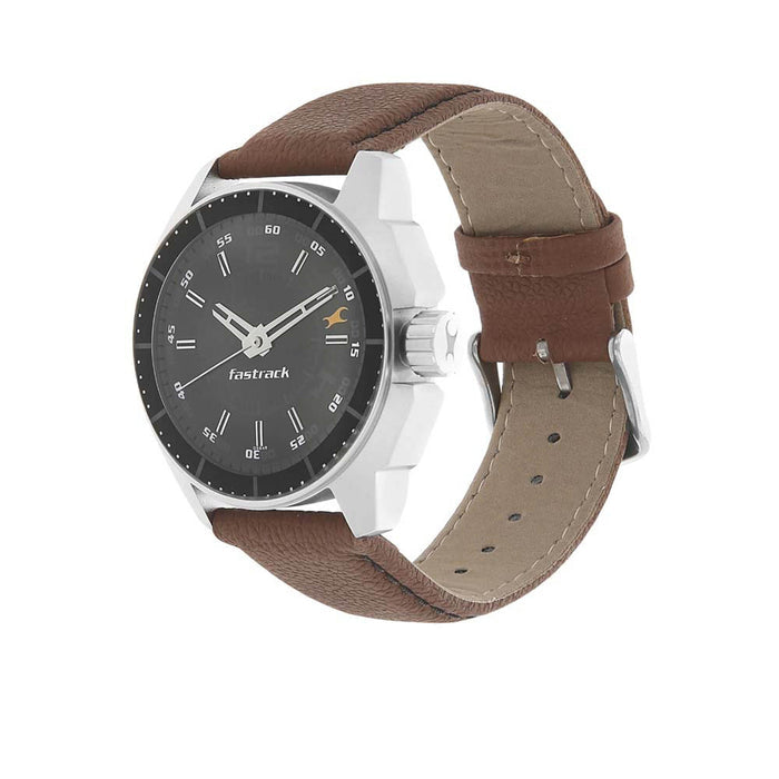 Fastrack Analog Black Dial Men's Watch -NK3089SL05