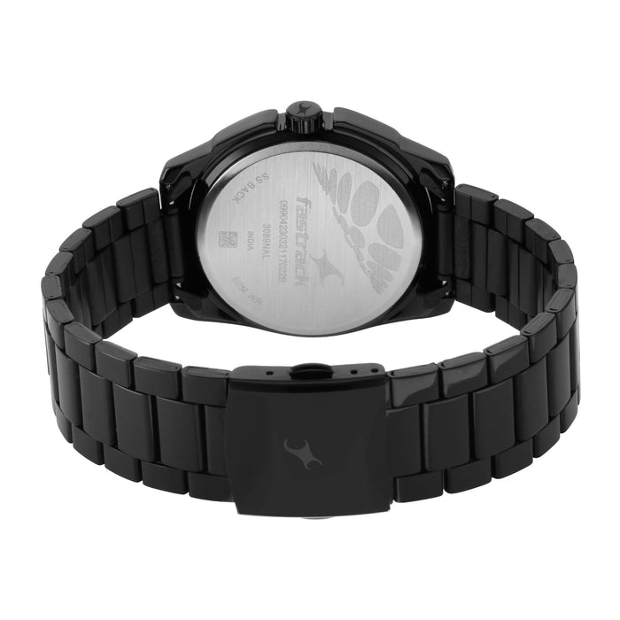 Fastrack Analog Black Dial Men's Watch-3089NM03, Black