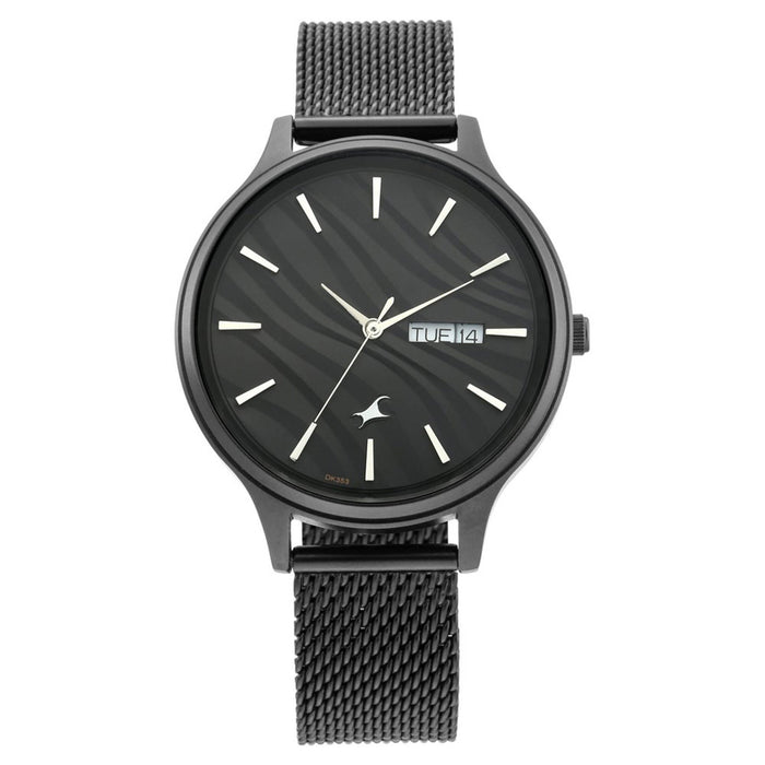 Fastrack Autumn-Winter 20 Analog Black Dial Women's Watch-6207NM01, Black, Classic