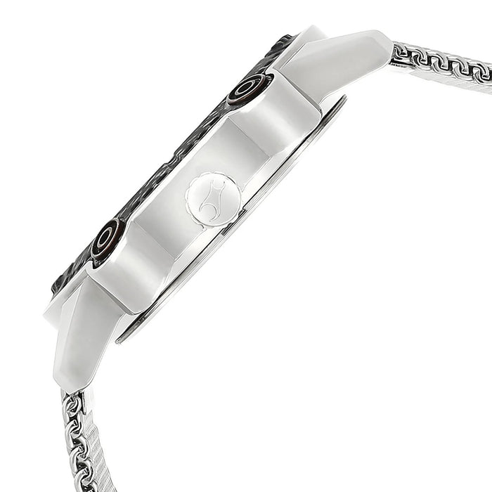 Fastrack Beige Dial Silver Stainless Steel Strap Watch 3188KM02