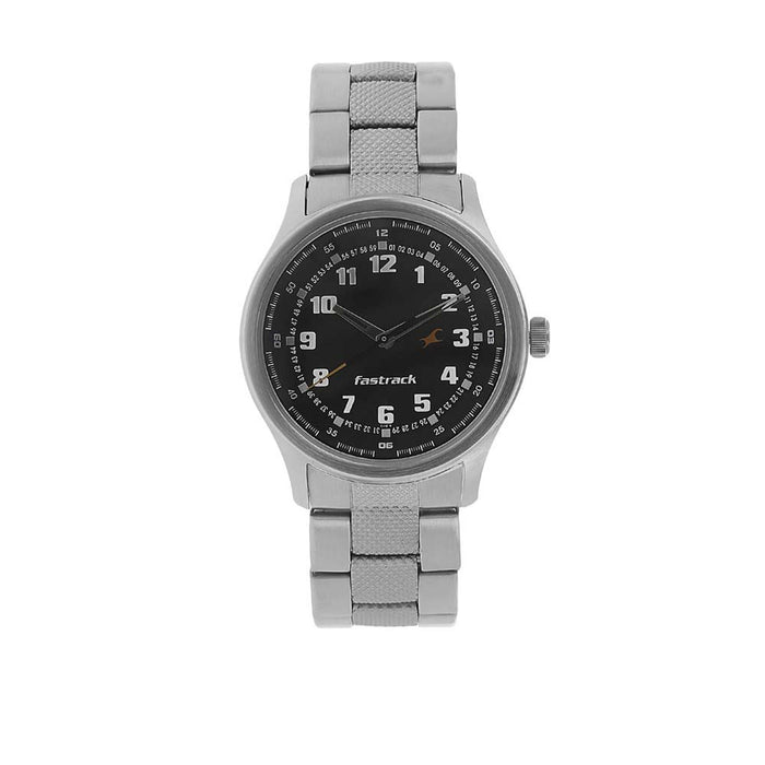 Fastrack Black Dial Analog Watch for Men 3001SM01