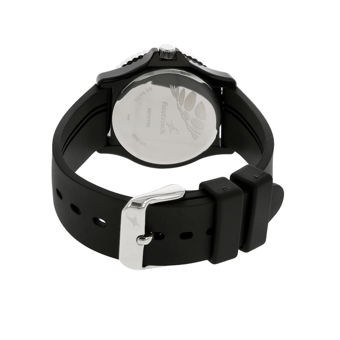 Fastrack Black Dial Analog Watch for Women 9827PP02