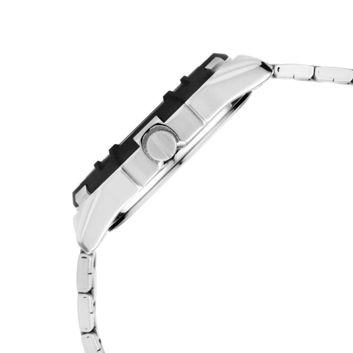 Fastrack FastFit Watch with Black Dial and Stainless Steel Strap 3225KM01