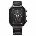 Fastrack Fleek Quartz Multifunction Black Dial Stainless Steel Strap Watch For Guys