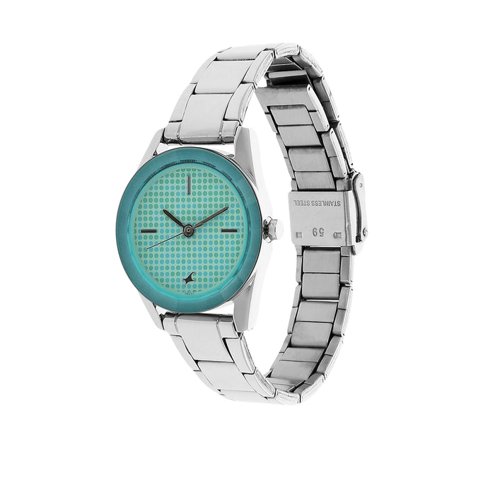 Fastrack Green Dial Analog Watch for Women 6144SM02