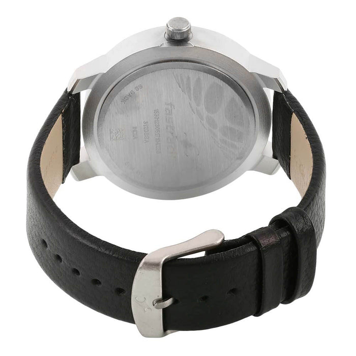 Fastrack Men's Quartz Watch with Analog Display and Leather Bracelet 3120SL02