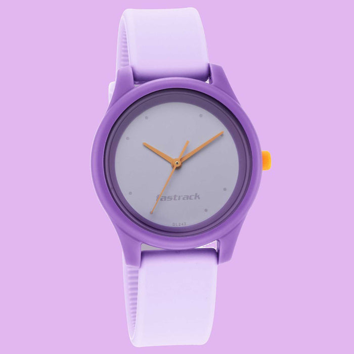 Fastrack Monochrome Blue Dial Analog Watch for Girls 68023PP02