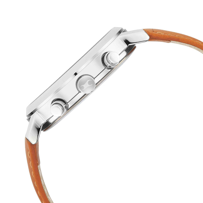 Fastrack Orange Dial Analog Watch for Men -3287SL02