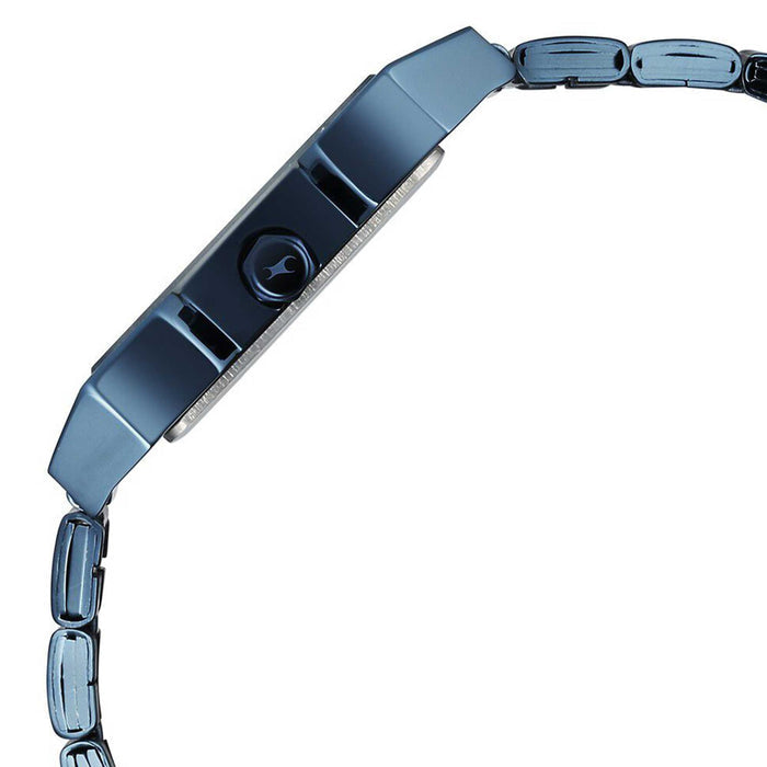 Fastrack Pulse Quartz Analog Blue Dial With Blue Stainless steel Strap Watch for Guys