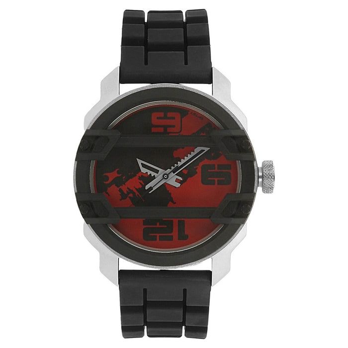 Fastrack Red Dial Analog Watch for Men 3153KP01